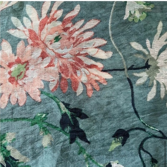 H&m Floral Turquoise Skirt - Picture 7 of 8